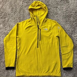 The North Face Summit L2 Fuse Form Yellow Hooded Fleece